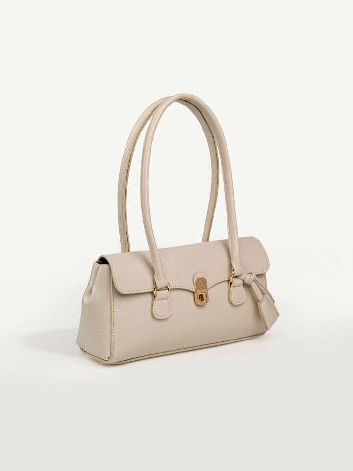 Maria Krem Kadın Omuz Çantası